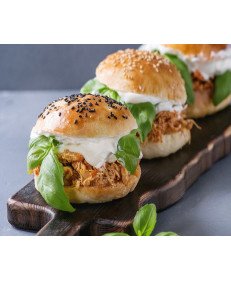 Hambúrguer de Frango Cremoso Hambúrguer de Frango Cremoso